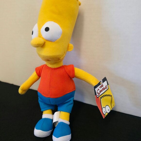 The Simpsons Bart Simpson Plush 10" Nanco 2005 Soft Toy Collectible - Picture 4 of 5